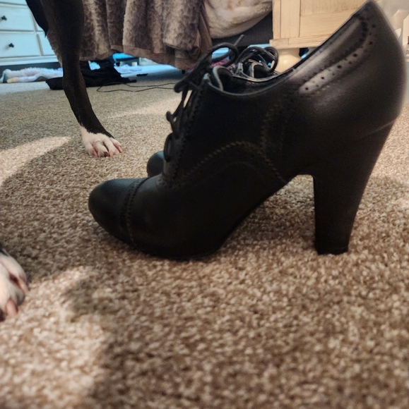 Viva Lace Up Mary Jane Booties - Picture 6 of 10